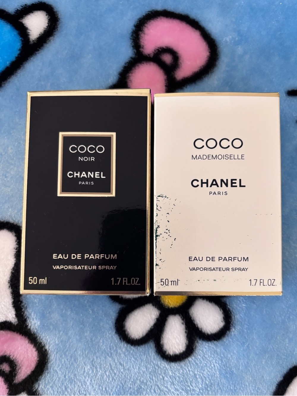 Chanel perfume boxes